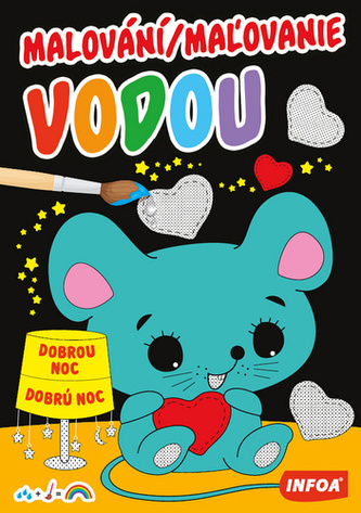 Malování/Maľovanie vodou Dobrou noc/Dobrú noc