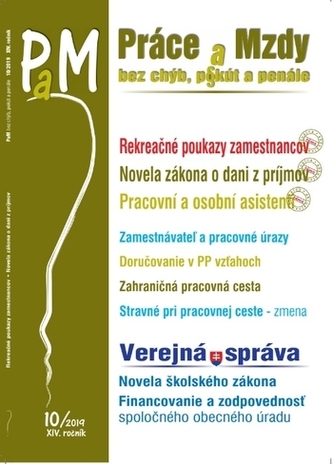 Práce a Mzdy 10-2019