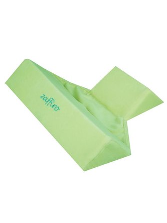 Semišková trojhranná opěrka Womar zelená