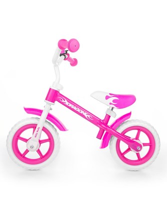 Dětské odrážedlo kolo Milly Mally Dragon pink