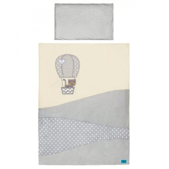 3-dílné ložní povlečení Belisima Balón 90/120 béžové