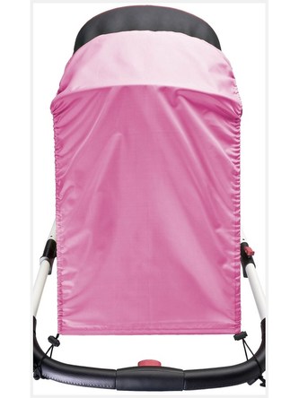 Sluneční clona na kočárek CARETERO pink
