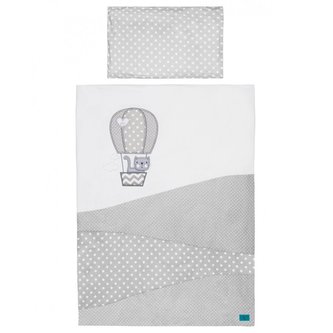 5-dílné ložní povlečení Belisima Balón 100/135 bílé