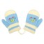 Dětské zimní rukavičky New Baby s autem světle modré - velikost 80 (9-12m)