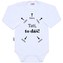 Body s potiskem New Baby Tati, to dáš! - velikost 50