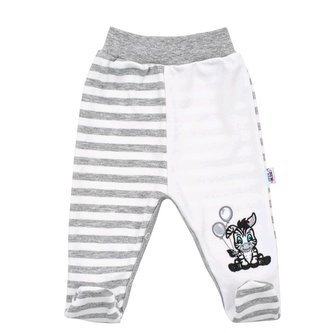 Kojenecké bavlněné polodupačky New Baby Zebra exclusive - velikost 68 (4-6m)