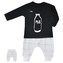 2-dílná kojenecká souprava Koala MILK černá - velikost 80 (9-12m)