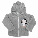 Zimní dětská mikina New Baby Penguin šedá