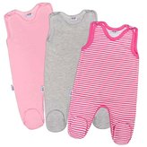 Kojenecké dupačky New Baby Classic II Holka 3ks - velikost 56 (0-3m)