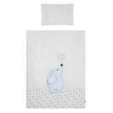 5-dílné ložní povlečení Belisima Lovely Puppy 90/120 modré