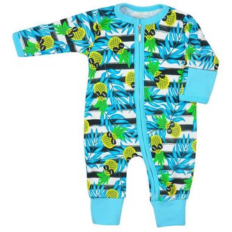 Kojenecký overal Koala Tropical modrý