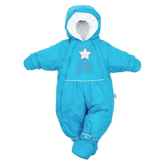 Zimní kombinéza 2v1 New Baby modrá - velikost 62 (3-6m)