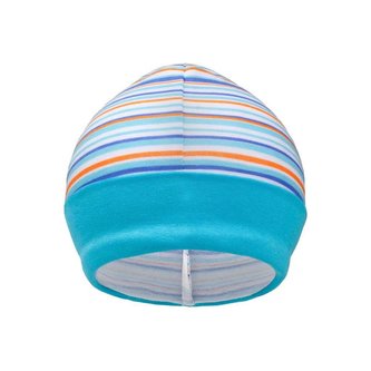Kojenecká čepička New Baby Puppik 2 tyrkysová - velikost 68 (4-6m)