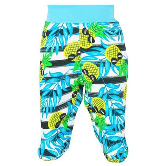 Kojenecké polodupačky Koala Tropical modré - velikost 74 (6-9m)