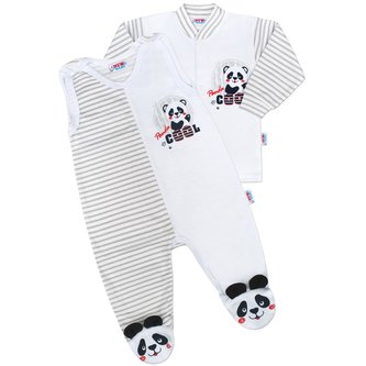Kojenecká souprava New Baby Panda - velikost 74 (6-9m)