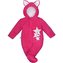 Zimní dětská kombinéza New Baby Ušáček tmavě růžová - velikost 68 (4-6m)