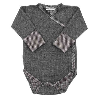 Zimní kojenecké celorozepínací body Baby Service Retro šedé - velikost 56 (0-3m) Zimní kojenecké celorozepínací body Baby Service Retro šedé - velikost 56 (0-3m)
