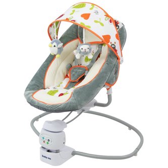 Dětské lehátko 2v1 Baby Mix grey