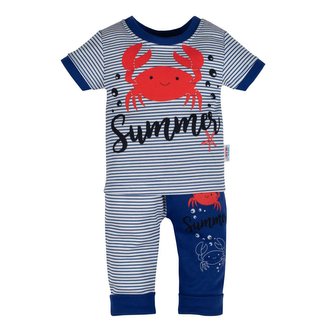 Kojenecké tričko s krátkým rukávem a tepláčky New Baby Summer - velikost 68 (4-6m)