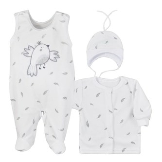 3-dílná semišková soupravička Koala Pírka - velikost 56 (0-3m) 3-dílná semišková soupravička Koala Pírka - velikost 56 (0-3m)