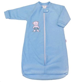Kojenecký froté spací pytel New Baby medvídek modrý - velikost 62 (3-6m)