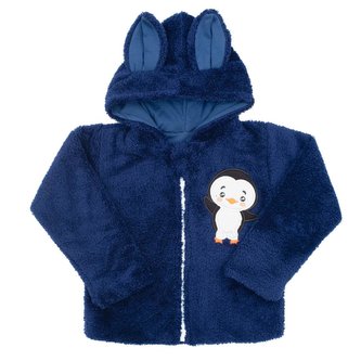Zimní dětská mikina New Baby Penguin tmavě modrá - velikost 86 (12-18m) Zimní dětská mikina New Baby Penguin tmavě modrá - velikost 86 (12-18m)