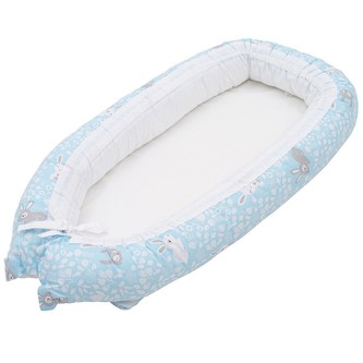 Hnízdečko pro miminko New Baby Králíčci modré