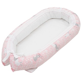 Hnízdečko pro miminko New Baby Králíčci růžové