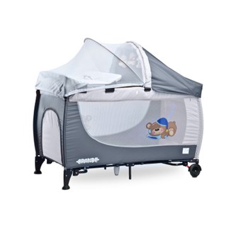 Cestovní postýlka CARETERO Grande grey 2016