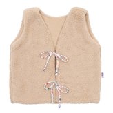 Dívčí bavlněná chlupatá vesta New Baby For Girls - velikost 62 (3-6m)