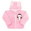 Zimní dětská mikina New Baby Penguin růžová - velikost 86 (12-18m)