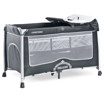 Cestovní postýlka CARETERO Deluxe graphite