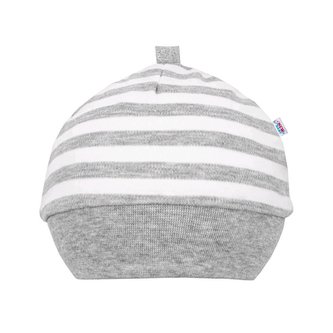 Kojenecká bavlněná čepička New Baby Zebra exclusive - velikost 62 (3-6m)