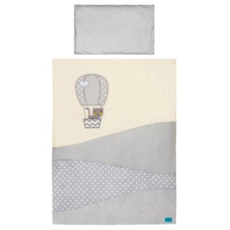 6-dílné ložní povlečení Belisima Balón 90/120 béžové