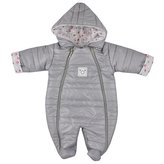 Zimní kojenecká kombinéza Koala Pumi holka šedá - velikost 80 (9-12m)