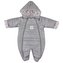 Zimní kojenecká kombinéza Koala Pumi holka šedá - velikost 80 (9-12m)