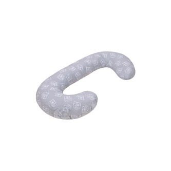 Univerzální kojící polštář ve tvaru C New Baby Medvídci šedý