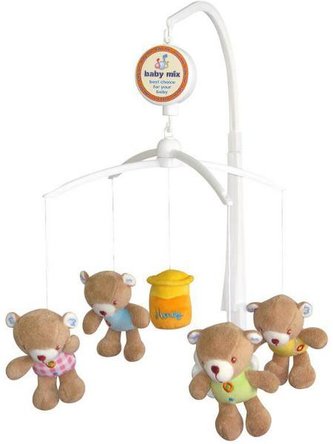 Kolotoč nad postýlku Baby Mix Medvídci