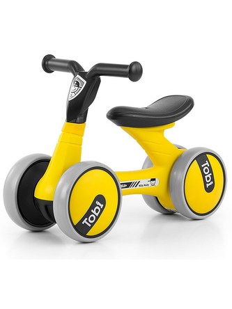 Dětské odrážedlo Milly Mally Tobi black-yellow