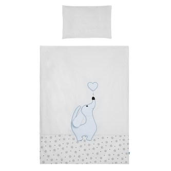 5-dílné ložní povlečení Belisima Lovely Puppy 100/135 modré