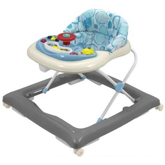 Dětské chodítko Baby Mix grey-cream