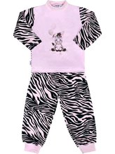 Dětské bavlněné pyžamo New Baby Zebra s balónkem růžové - velikost 110 (4-5r)