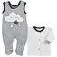 2-dílná semišková souprava Koala Cute Cloud - velikost 74 (6-9m)