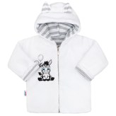 Luxusní dětský zimní kabátek s kapucí New Baby Zebra - velikost 80 (9-12m)