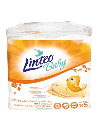 Přebalovací podložky Linteo Baby 5 ks