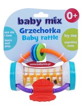 Dětské chrastítko Baby Mix barevný válec