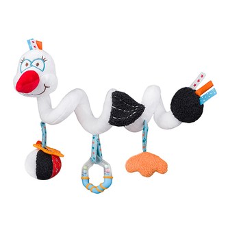 Plyšová spirála na kočárek Baby Ono Čáp