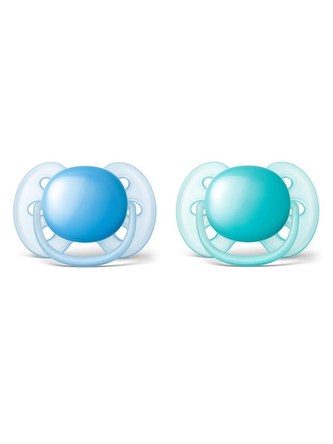 Šidítko Avent Ultrasoft 2ks pro kluky 6-18m