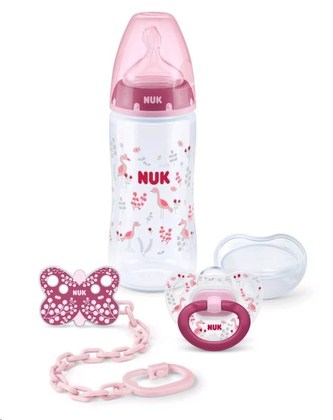 Dárkový set NUK růžový v limitované edici