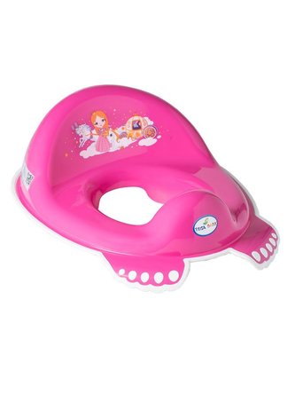 Dětské protiskluzové sedátko na WC Malá Princezna růžové